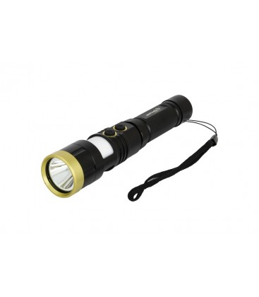 Baterika nabíjecí WERTVOLL 8 funkcí, 5W LED/0, 5W WHITE/RED/BLUE, 300L/7000K, 200m, IP44, USB, Li-ion 2000mAh, AL RX-800