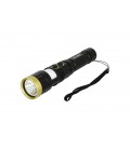 Baterika nabíjecí WERTVOLL 8 funkcí, 5W LED/0, 5W WHITE/RED/BLUE, 300L/7000K, 200m, IP44, USB, Li-ion 2000mAh, AL RX-800