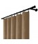 Sametový záves s riasicí páskou – Cocoa Spirit, béžovohnědá