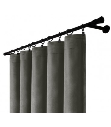 Sametový záves s riasicí páskou 