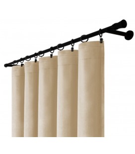 Sametový záves s riasicí páskou 