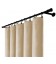 Sametový záves s riasicí páskou – Beige Dune, béžová