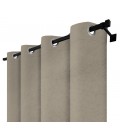 Zatemňovací závěs s kroužky – Blackout Royal Nude, béžová