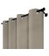 Zatemňovací závěs s kroužky – Blackout Royal Taupe, šedo-béžová