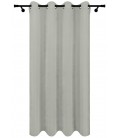 Zatemňovací závěs s kroužky – Blackout Royal Silver, světle šedá