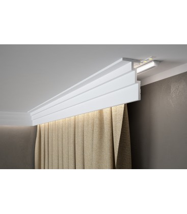 Dekorativní osvětlovací lišta na strop QL025 200 x 11 x 6 cm Mardom