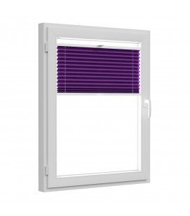 Roleta plisé extra série s montáží do rámu Tmavě fialová