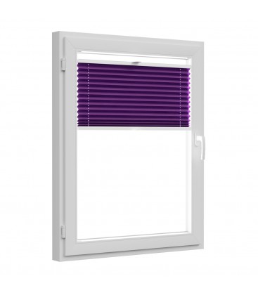 Roleta plisé extra série s montáží do rámu Tmavě fialová