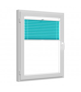 Roleta plisé extra série s montáží do rámu Tyrkysová