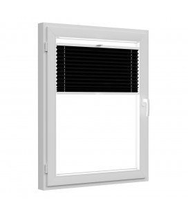 Roleta plisé extra série s montáží do rámu Černá