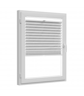 Roleta plisé extra série s montáží do rámu Světle šedá