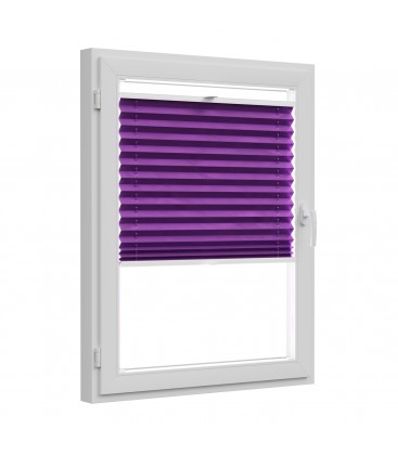 Roleta plisé extra série s montáží do rámu Světle fialová