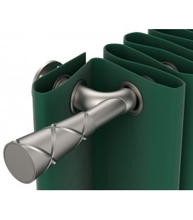 Kovová garnýž Satin 19 mm Wall Blackout Efekt Trapezium