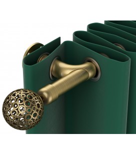 Kovová garnýž Antik 19 mm Wall Blackout Efekt Gula Modern